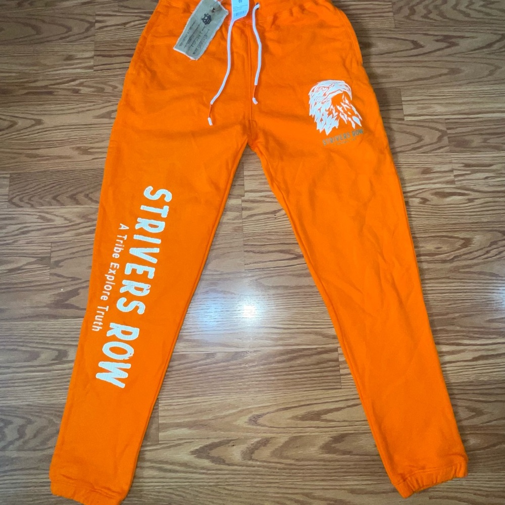 Men's Bright Orange Joggers